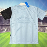 1996 AD x oasis x Bolt Makers Arms Blue Retro Fans Soccer Jersey