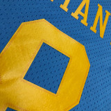 2001/02 Lakers BRYANT #8 Blue Retro NBA Jerseys 热压