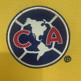 2013 Club America Home Yellow Retro Soccer Jersey