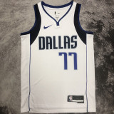 2023/24 Mavericks DONCIC #77 White NBA Jerseys