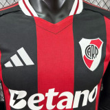 2025/26 River Plate Away Player Version Long Sleeve Jersey  长袖胸前广告