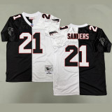SANDERS #21 Men's Atlanta Falcons Retro NFL Jersey 猎鹰
