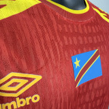 2026/27 Congo DR Third Red Player Version Soccer Jersey  民主刚果