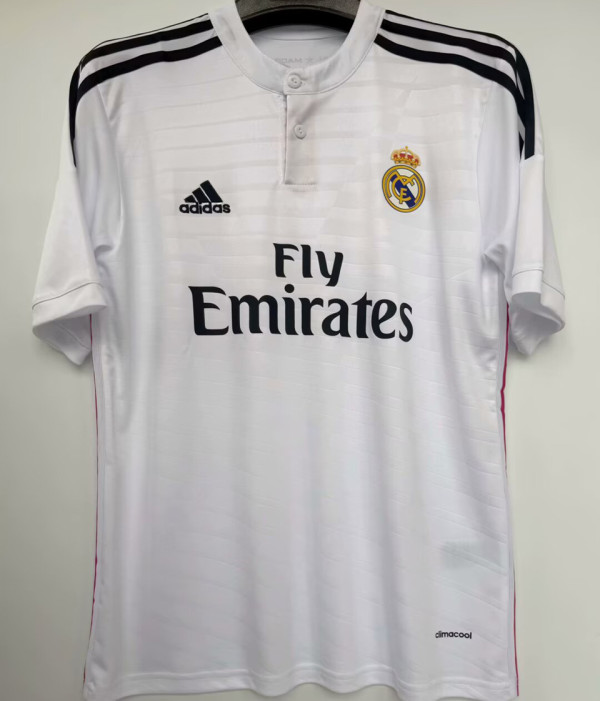 2014/15 RM Home White Retro Soccer Jersey
