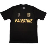 2025 Palestine Black Fans Soccer Jersey 金英文
