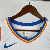 Thunder WILLIANS #8 White NBA Jersey