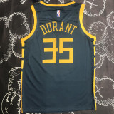 Warriors DURANT #35 Black  NBA Jerseys