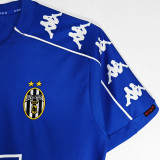 1999/2000 JUV Away Blue Retro Soccer Jersey