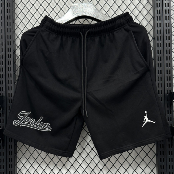 2025 Jordan Black Pure Cotton Fabric Casual Short Pants M19