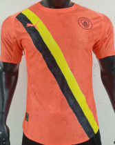 2025/26 Man City Orange Goalkeeper Player Version Soccer Jersey