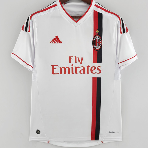 2011/12 AC Milan Away White Retro Soccer Jersey