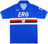 1990/91 Sampdoria Home Retro Soccer Jersey