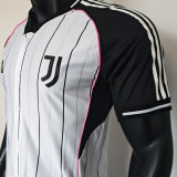 2025/26 JUV White Baseball Player Version T-Shirt  硅胶版