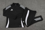 2025 Ad~ Black Sweater Tracksuit