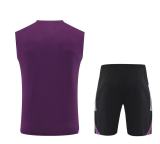 2025/26 M Utd Deep Purple Vest Training Jersey(A Set)