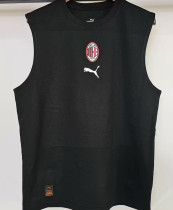 2025 AC Black Pure Cotton Vest Jersey