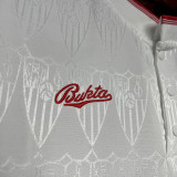 1991/92 Sevilla FC Home White Retro Soccer Jersey