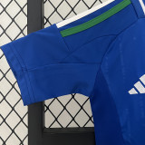 2024/25 Italy Home Blue kids Soccer Jersey