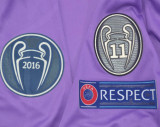 2016/17 RM Purple Away Retro Player Version Soccer Jersey  球员版
