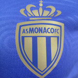 2025/26 Monaco Away Blue Player Version Soccer Jersey