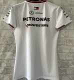 2024/25 Mercedes AMG Petronas F1 White Women Team T-Shirt (女装圆领)