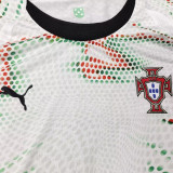 2025/26 Portugal Away White Player Version Kids Jersey 球员版童装