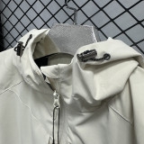 2025 VANS Velvet Thickened warm Beige Outdoor Jackets #F7加绒冲锋衣