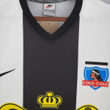 1999 Colo-Colo Third White Black Retro Soccer Jersey