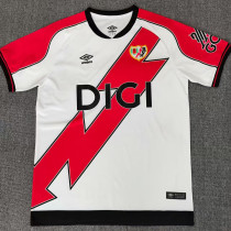 2025/26 Vallecano Home White Fans Soccer Jersey