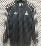 2025 RM Special Edition Black Retro Style Long Sleeve Soccer Jersey