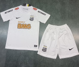 2012/13 Santos White Retro Kids Soccer Jersey