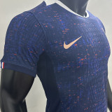 2025/26 France Home Blue Player Version Soccer Jersey