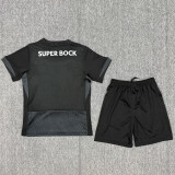 2025/26 Sporting Lisbon Away Black Kids Soccer Jersey 里斯本