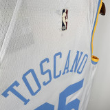 2025 Lakers TOSCANO #95 White Retro NBA Jerseys 热压