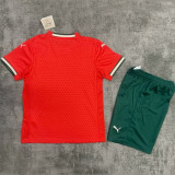 2025/26 Portugal Home Red Kids Soccer Jersey