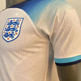 2022/23 England Home White Player Version Soccer Jersey