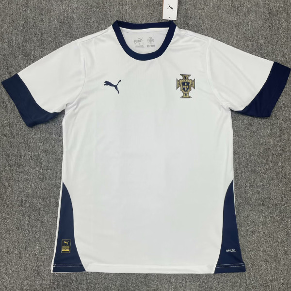 2025 Portugal White Training Fans Soccer Jersey