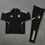 2026 Argentina Black Jacket Tracksuit