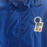 2025/26 Italy Blue Retro Style Windbreaker