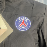 2024/25 PSG Black Windbreaker #Y21冲锋衣