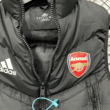 2026/27 ARS Black Cotton Vest Jacket  J3306 黑色