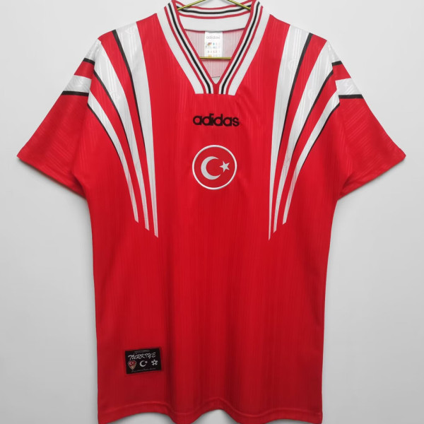 1990 Turkey Away Red Retro Retro Jersey