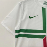 2012 Portugal Away White Retro Soccer Jersey