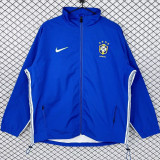 1998 Brazil Away Blue Retro Windbreaker