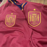 2022/23 Spain 1:1 Quality Home Red Fans Soccer Jersey