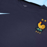 2024/25 France Sapphire Blue Vest Training Jersey(A Set)