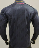 2025 JUV Retro Style Player Version Long Sleeve Soccer Jersey