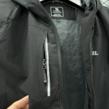 2025 Camel Velvet Thickened warm Black Outdoor Jackets #F6加绒冲锋衣