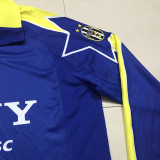 1997/98 JUV Blue Retro Long Sleeve Soccer Jersey