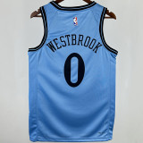2025 Clippers WESTBROOK #0 Blue NBA Jerseys